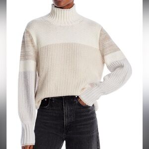 Splendid Cream Turtleneck Sweater